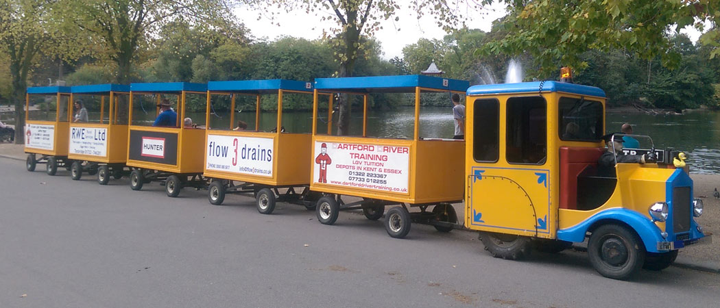 The Land Train at Victoria Park London 2014